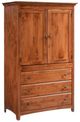 Archbold Furniture Customizable Shaker Armoire-0