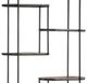 Crestview Collection Black/Gray Etagere-1