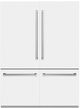 ZLINE 60" 32.2 Cu. Ft. White Matte Built-In French Door Refrigerator with Water Dispensers, Ice Makers, and Graphite Gray Interior-0