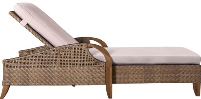Lane Venture® Edgewood Golden Silvery/White Adjustable Chaise-3
