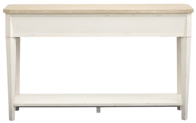 Magnussen Home® Echo Isles Driftwood and Sea Pearl Rectangular Sofa Table-3