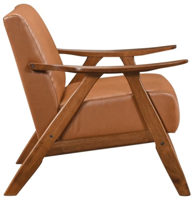 Homelegance® Damala Matt Brown/Walnut Accent Chair-3
