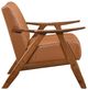 Homelegance® Damala Matt Brown/Walnut Accent Chair-3
