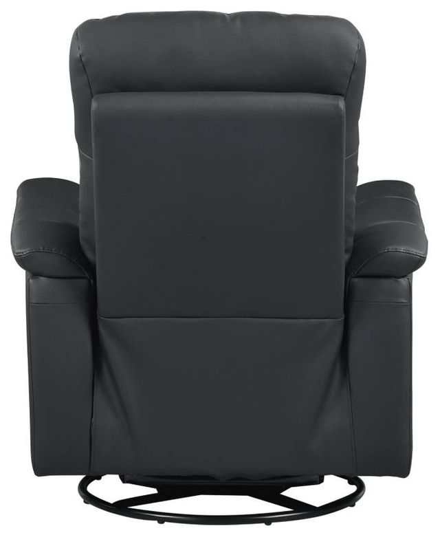 Homelegance® Bristow Black Manual Swivel Glider Reclining Chair-4