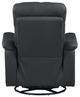 Homelegance® Bristow Black Manual Swivel Glider Reclining Chair-4
