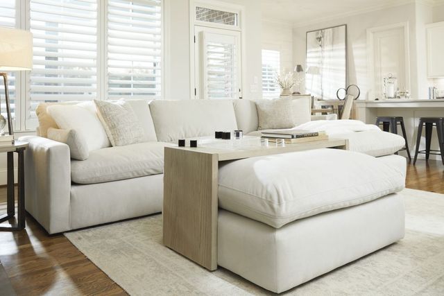 Signature Design by Ashley® Sophie Ivory Oversized Accent Ottoman-2