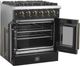FORNO® Galiano Series Alta Qualita 30" Black Pro Style Gas Range -4