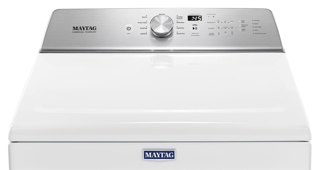 Maytag® 7.4 Cu. Ft. White Front Load Electric Dryer-2