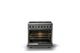 Viking® 7 Series 36" Damascus Gray Pro Style Dual Fuel Range-1