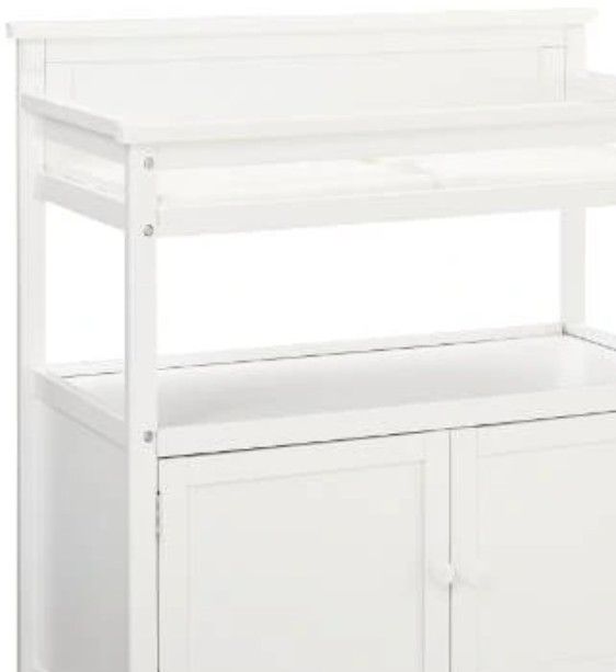 Westwood Design Emery Whtie Changer with Door and Pad-1
