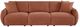 Coaster® Elysia 3-Piece Coral Upholstered Modular Sectional Sofa-3