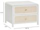 TOV Furniture Patty White 2-Drawer Nightstand-2