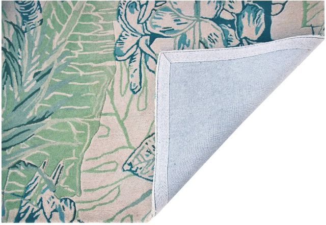 KAS Rugs Sparta Ivory/Green Foliage 5'x8' Area Rug-2