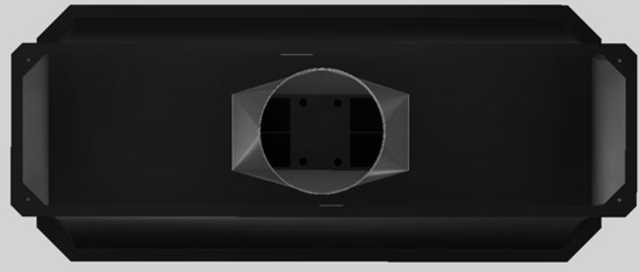 Vent-A-Hood® Designer Series 66" Black Island Range Hood-2