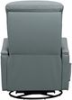 BarcaLounger® Sandhill Troy Spa Blue Manual Swivel Glider Recliner-4