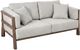 International Furniture Direct Roots Brown/Oyster Loveseat-0