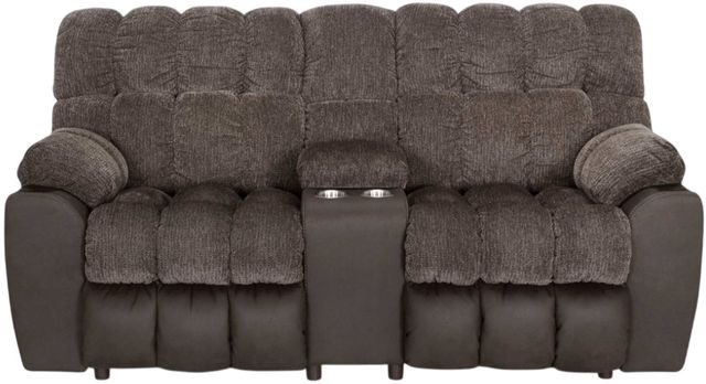 Franklin™ Westwood Atlantic Mink Manual Reclining Console Loveseat-2