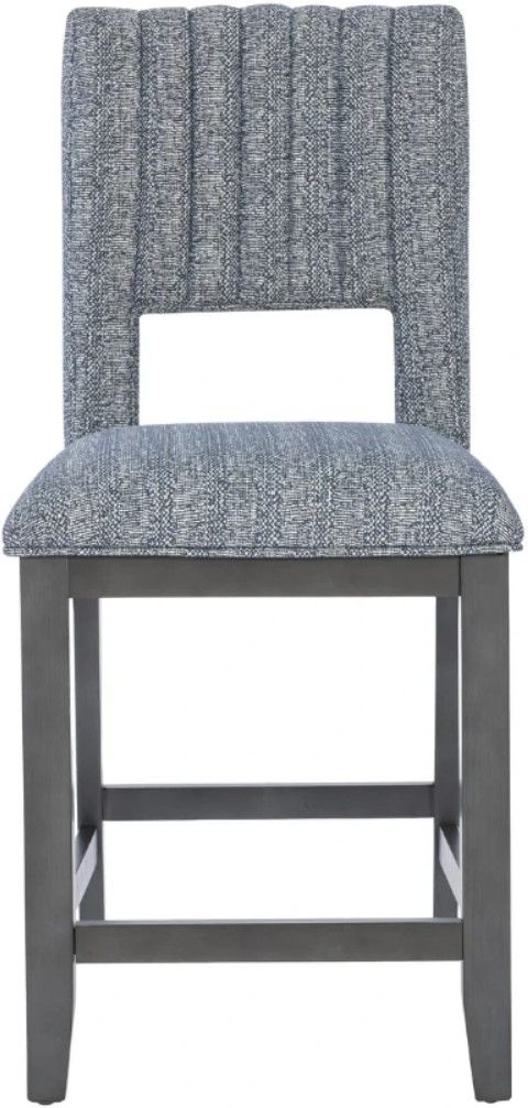 Powell® Jamison Charcoal Upholstered Counter Stool -3