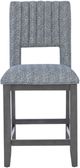 Powell® Jamison Charcoal Upholstered Counter Stool -3