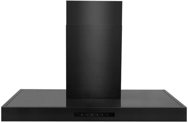 ZLINE 36" Black Stainless Steel Convertible Vent Wall Mounted Range Hood-0