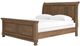Signature Design by Ashley® Vandenmore Medium Brown California King Sleigh Bed-4