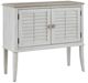 American WoodCrafters Beach Comber Brown/Weathered White Server-0