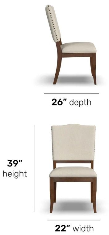 Flexsteel® Bellevue 2-Piece Light Tan/Whiskey Brown Upholstered Dining Side Chair Set-2