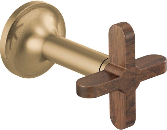 Brizo Odin® Brilliance® Luxe Gold® 4" Wall Mount Lavatory Cross Handles-0