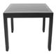 CabanaCoast® Customizable Monaco Aluminum 19" Outdoor Square Side Table-1