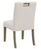 Fairfield® Customizable Entree Dining Pull Short Back Dining Chair with Mica Legs and Buttons-3