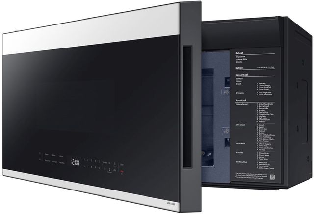 Samsung Bespoke 2.1 Cu. Ft. White Glass Over The Range Microwave-2