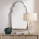 Uttermost® Brayden Antique Brass Arch Mirror-1