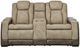 Signature Design by Ashley® Next-Gen DuraPella Two-tone Sand Power Reclining Loveseat with Console-0