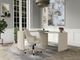 Riverside Furniture Maren White Sand Upholstered Desk Chair-1