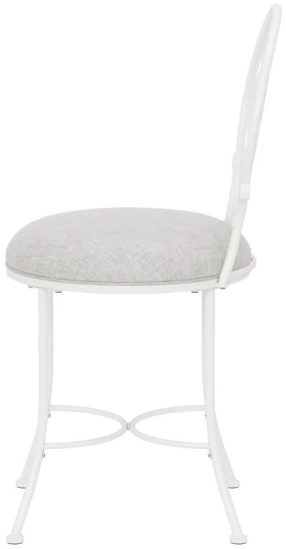 HH2 Home Marsala White Vanity Stool-3
