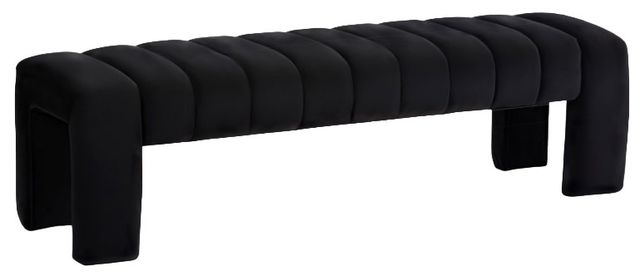 Meridian Furniture Andaz Black Accent Bench-0