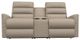 La-Z-Boy® Liam Fawn Manual Wall Reclining Loveseat with Console-1