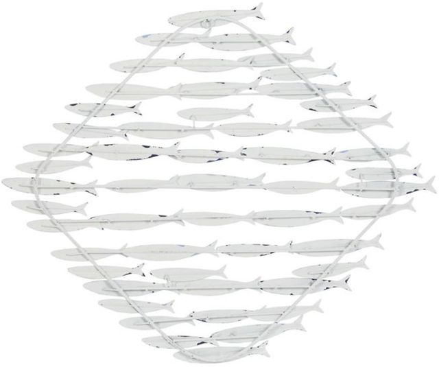 Deco Marche Blue Fish Wall Decor-2