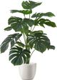 Monarch Specialties Inc. 24" Artificial Monstera Tree with White Pot-0
