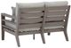 Signature Design by Ashley® Hillside Barn Brown/Gray Fabric/Resin Outdoor Loveseat with Cushion-3
