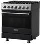 Viking® 3 Series 30" Onyx Pro Style Dual Fuel Range-3