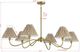Forty West Baldwin Brass Chandelier-1