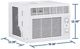 GE® 5,000 BTU White Mechanical Window Mount Air Conditioner-3