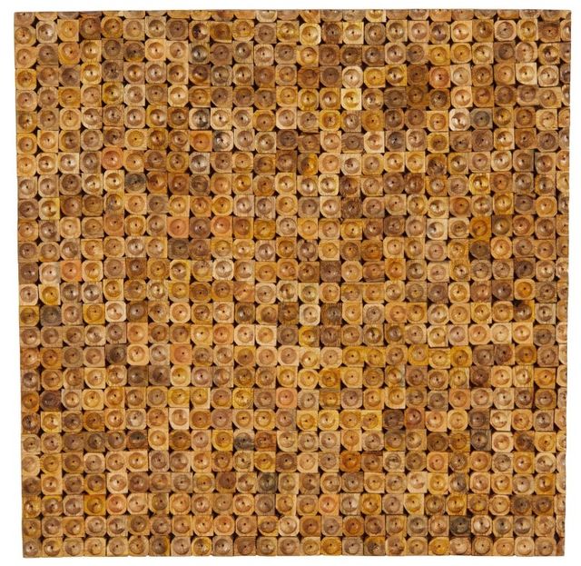 Deco Marche Brown 36'' Stacked Tree Trunk Wall Decor-0