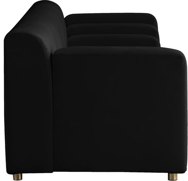 Meridian Furniture Naya Black Velvet Sofa-2