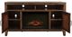 Jofran Inc. Painted Canyon Brown Media Console with Electric Fireplace -5