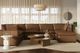 TOV Furniture Cali 7-Piece Brown Modular Sectional and Large Chaise-1