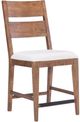 Legacy Classic Artisan's Place 2-Piece Monterey Pine/White Ladder Back Counter Stool Set-0