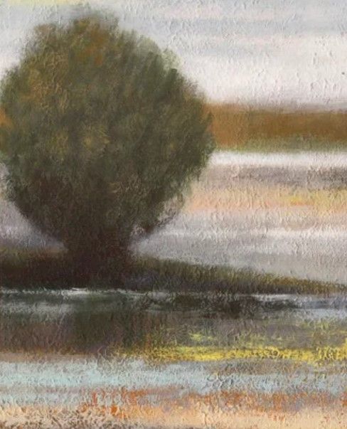 Stylecraft Norman Wyatt Home Ivy Stone Lake II Wall Art-1