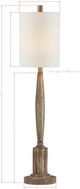 Forty West Crawford Brown Buffet Lamp-1